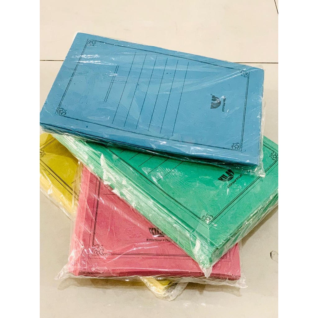 

(1 Pack/50 Pcs) Stofmap Kertas Folio/ Map Kertas