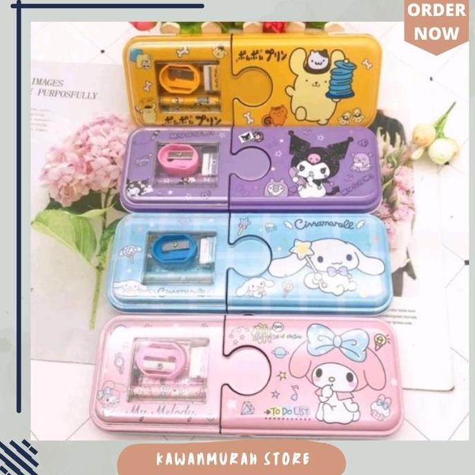 

Baru Kotak Pensil 2 Tingkat Kuromi Melody Sanrio Cinnamoroll Anak Perempuan 2024