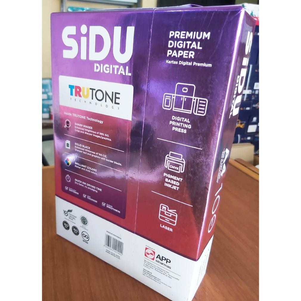 

Kertas HVS A4 100 Gsm SIDU Sinar Dunia 1 Rim 500 Lembar