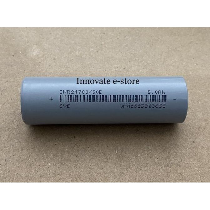 SALE BATERAI RECHARGEABLE EVE 21700 50E 5000MAH LI-ION BATRE CELL ORIGINAL