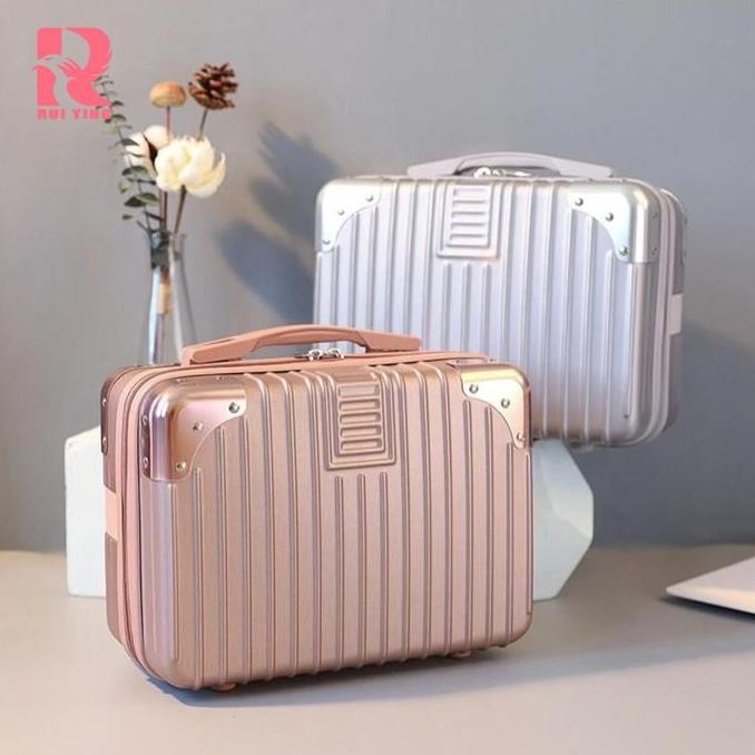 RUIYING88 KOPERA916 Koper Tas kosmetik Promo Mini 14 Inci Koper Tas Jinjing Modis Kotak Kecantikan M