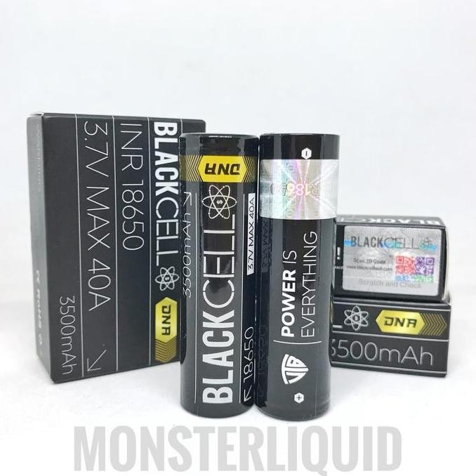 SALE BATERAI BLACKCELL DNA YELLOW 18650 3500MAH 40A BATTERY AUTHENTIC HIGH DRAIN VAPE