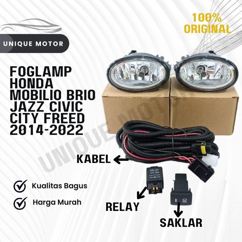 Foglamp Honda Mobilio Brio Jazz Civic City Freed 2014-2022 Original
