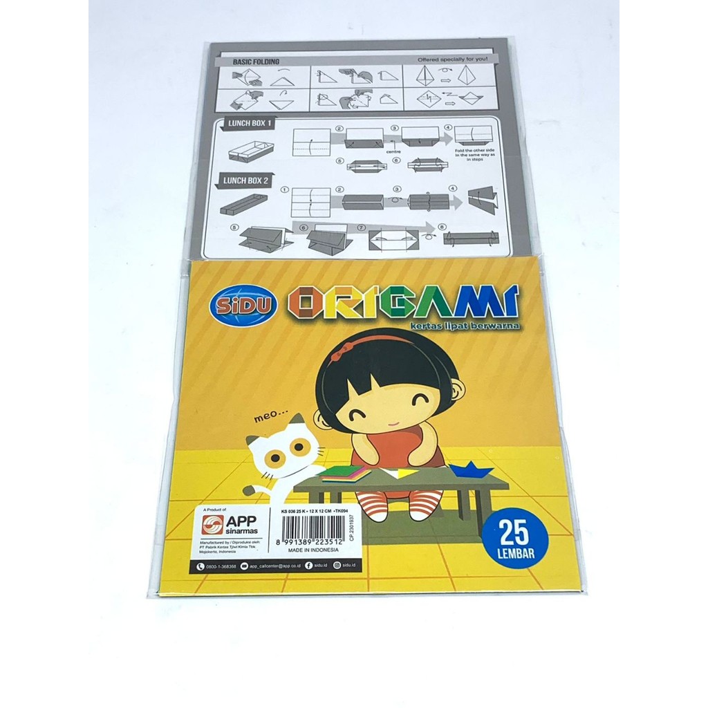 

Kertas Lipat Origami Sinar Dunia SIDU 12x12 I 14x14 I 16x16 I Origami double 12 14 16 20