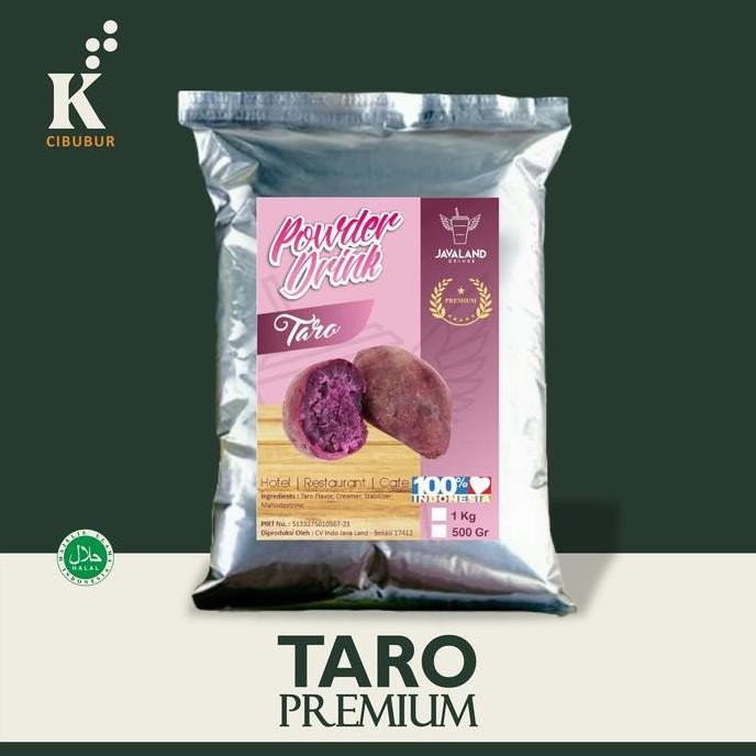 

baru javaland bubuk minuman taro premium 1kg - powder drink instan kekinian