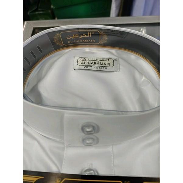 Gamis Al Haramain Saudi Putih / Jubah Al Haramain Saudi / Gamis Putih Haramain / Gamis Hitam Al Hara