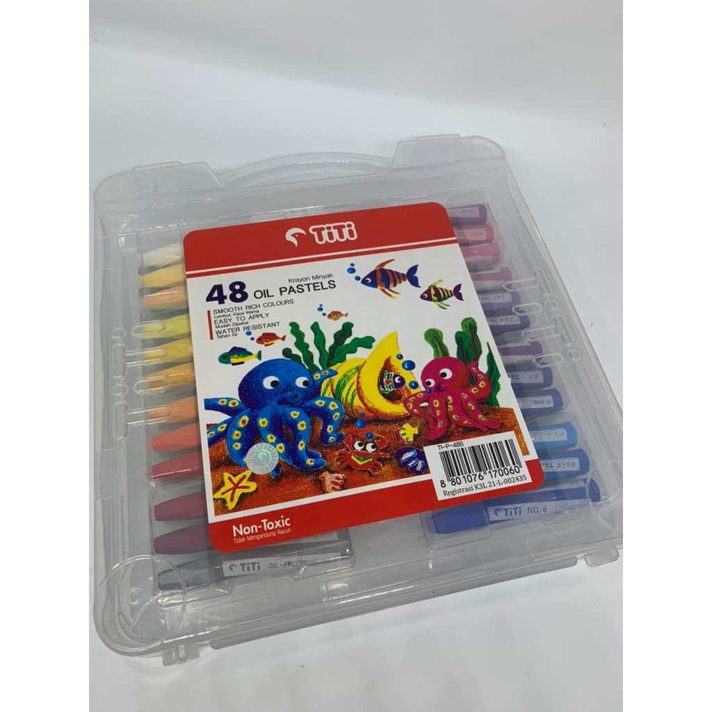 

Crayon Titi Oil Pastel 48 Warna