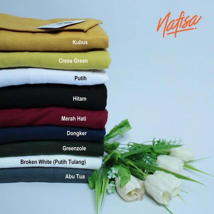 Ef Nafisa Hijab At Home Jumbo | Jilbab Instan Tali Kerudung Kaos Non Pet
