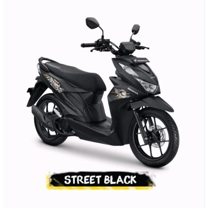Cover Tameng Body Depan Beat street K1A Hitam Doff 2020 2 2022 2023