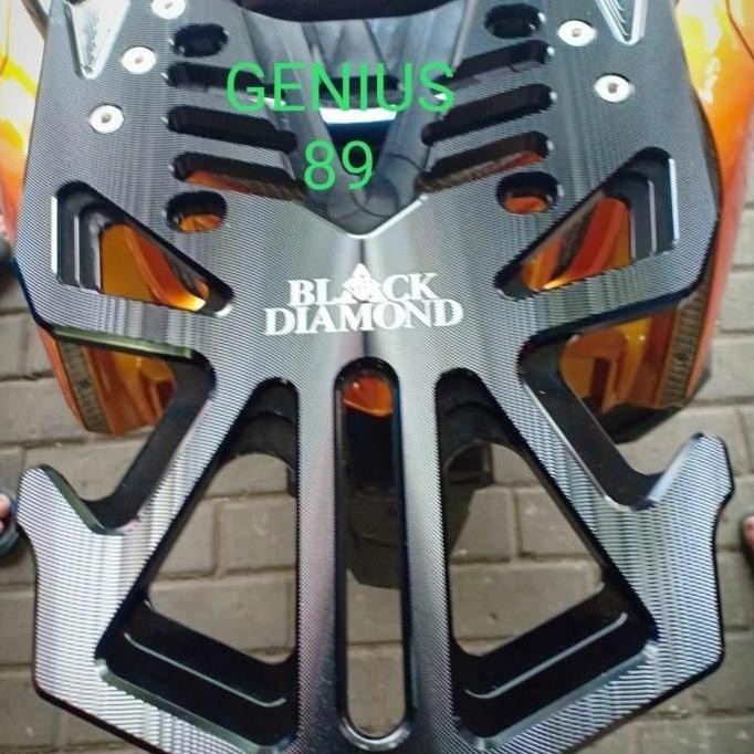 Breket Box Nmax Full CNC Black Diamond