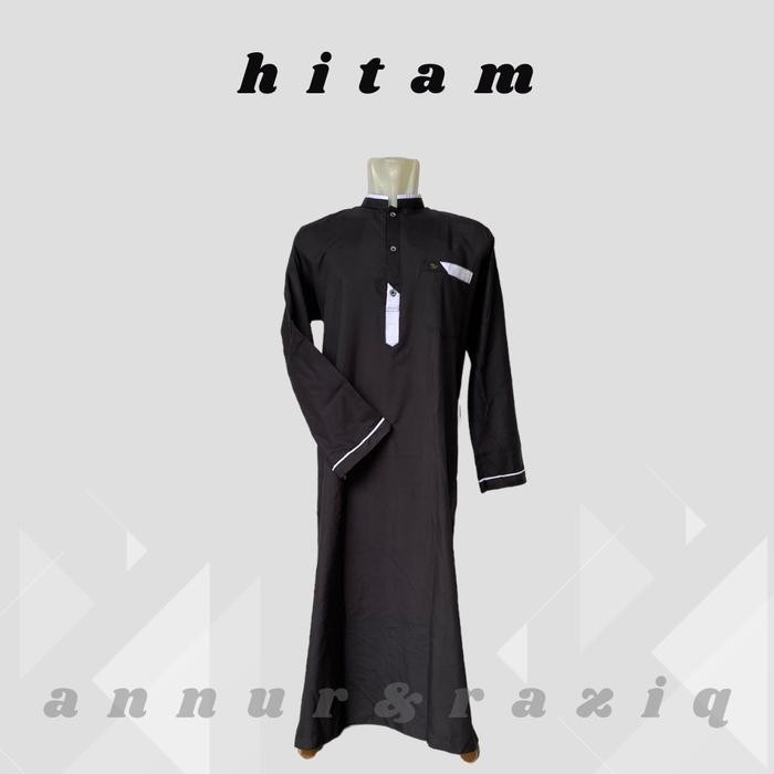 Jubah/ Gamis Muslim Pria Dewasa Model Terbaru-Annur&Raziq Gki