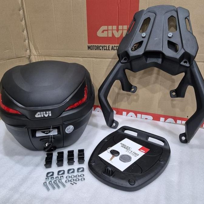 Box Givi B27 NX plus breket Nmax Turbo - All New Nmax - Nmax Old - Pcx 150 160 - Adv 150 160