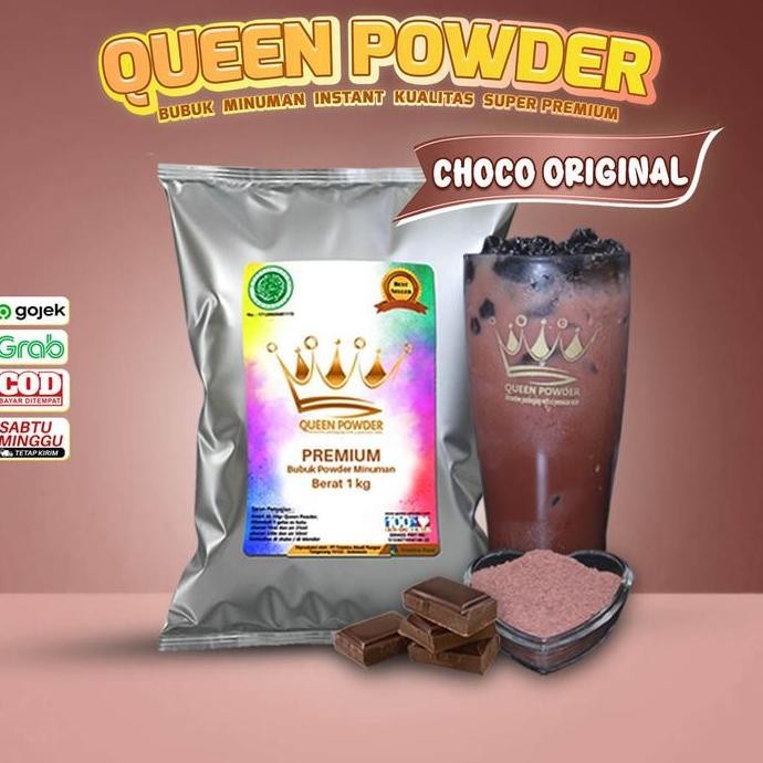 

baru bubuk minuman choco original premium 1kg - serbuk minuman cokelat instan