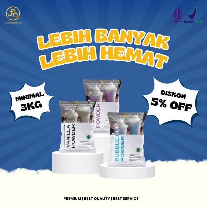 

baru paket hemat bubuk minuman premium aneka rasa 1kg - diskon grosir minuman instan