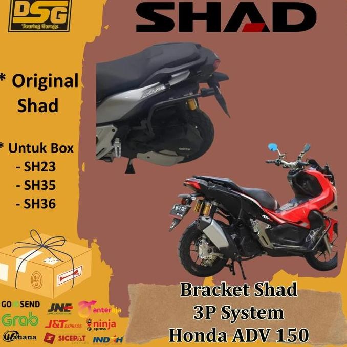 Bracket SideBox Breket Side Box Shad 3P System ADV150 Honda ADV 150