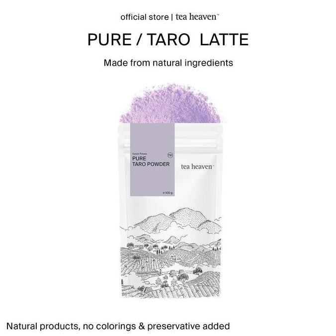 

baru bubuk minuman taro latte premium 1kg - powder drink rasa talas susu