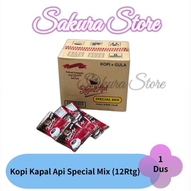 

baru kopi kapal api 1 dus 120 sachet x 23gr - special mix original murah
