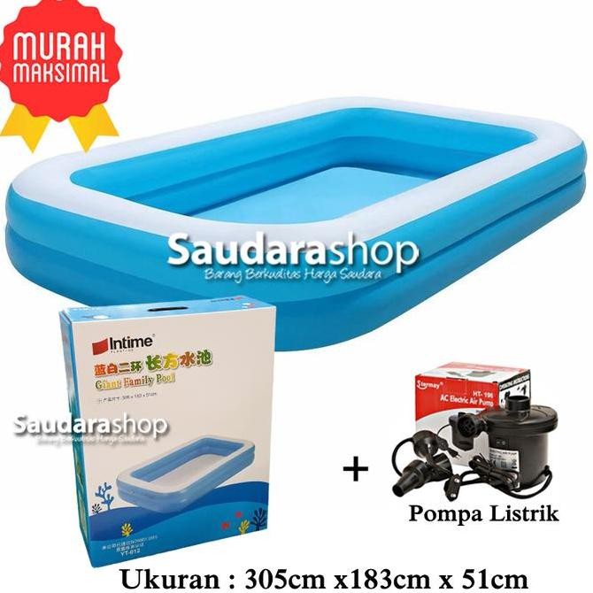 Intime Yt-012 Kolam Renang Anak [305X183X51Cm] / Kolam Renang Intime