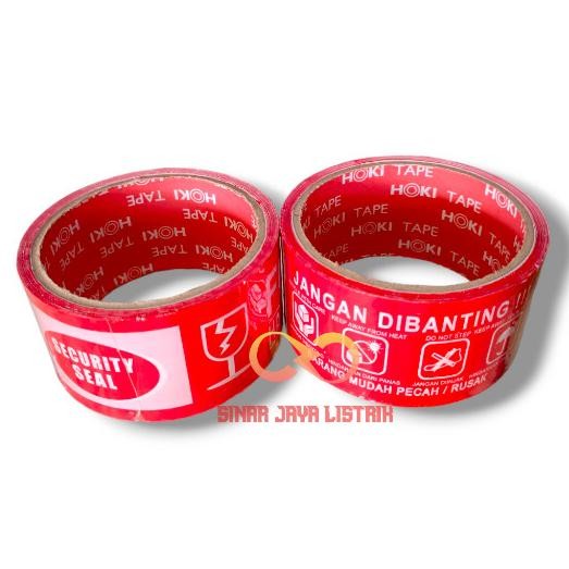 

Lakban Fragile Merah 4 In 1 Murah 48 X 50 Yard .