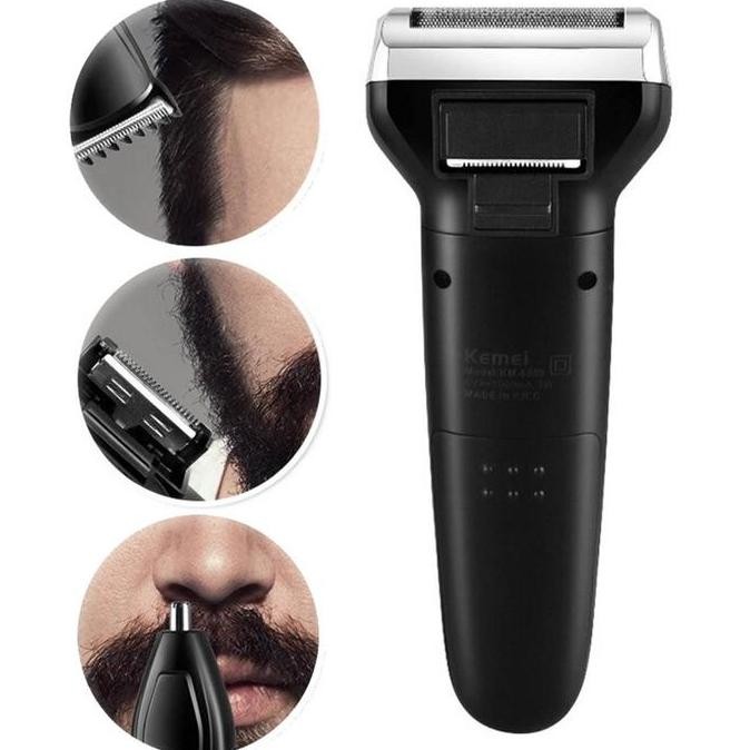 Kemei Alat Cukur Rambut Km-6558 Pencukur Kumis Dan Jenggot Clipper