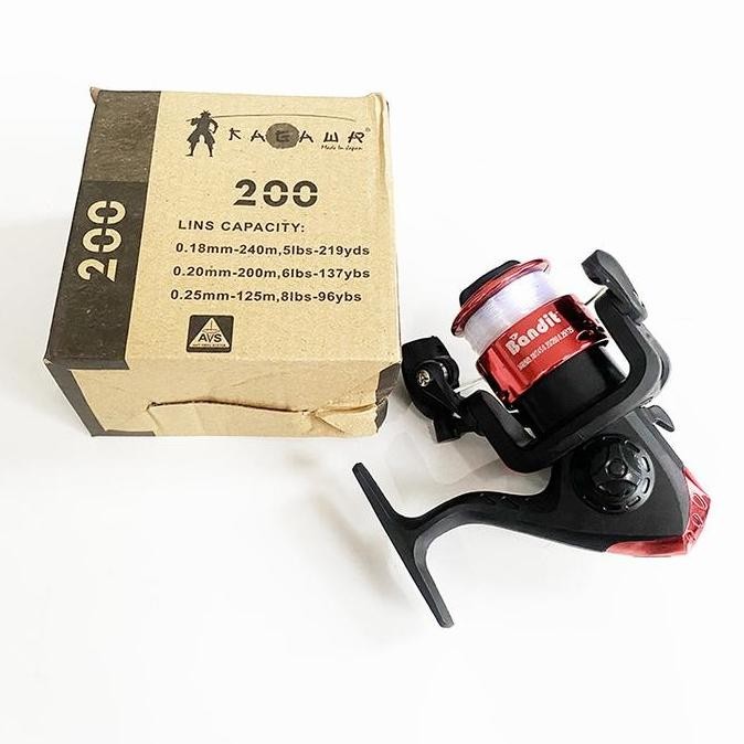 Reel Ak200 Plus Senar 5 Bb Ball Bearing Spool Plastik