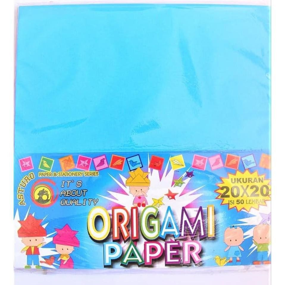 

Kertas Lipat Gami R Polos 20X20 Asturo 50 Lembar