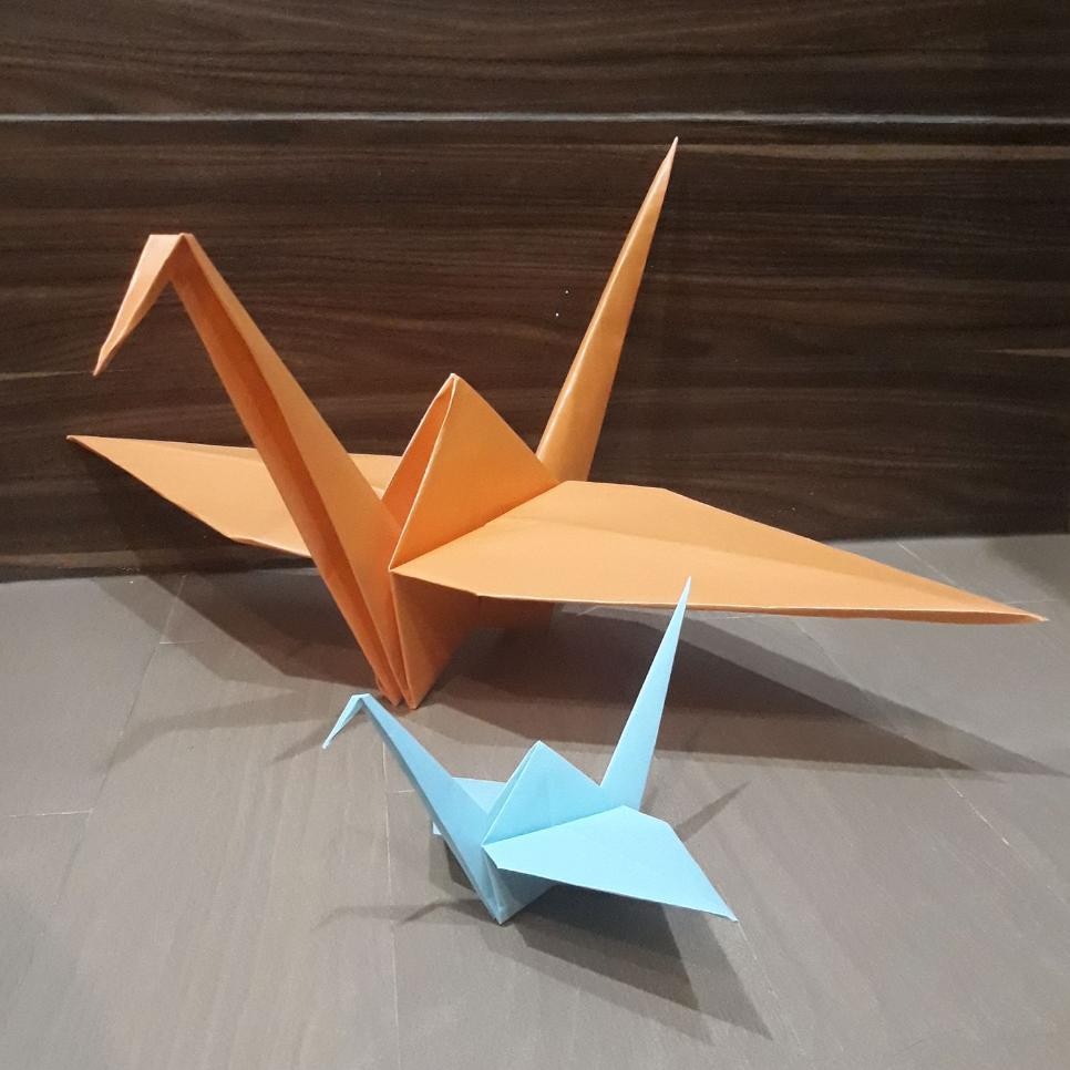 

Gami Crane Gami Bangau Custom Ukuran Jumbo