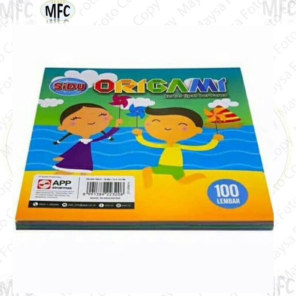 

Kertas Gami Sidu Sinar Dunia 100 Lembar 16X16Cm