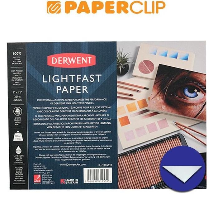 

TERBARU - DERWENT PAPER PAD LIGHTFAST 9"X12" 300GSM 2305832DW