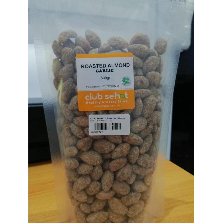 

Club Sehat- Roasted Kacang Almond Garlic 500Gr OS