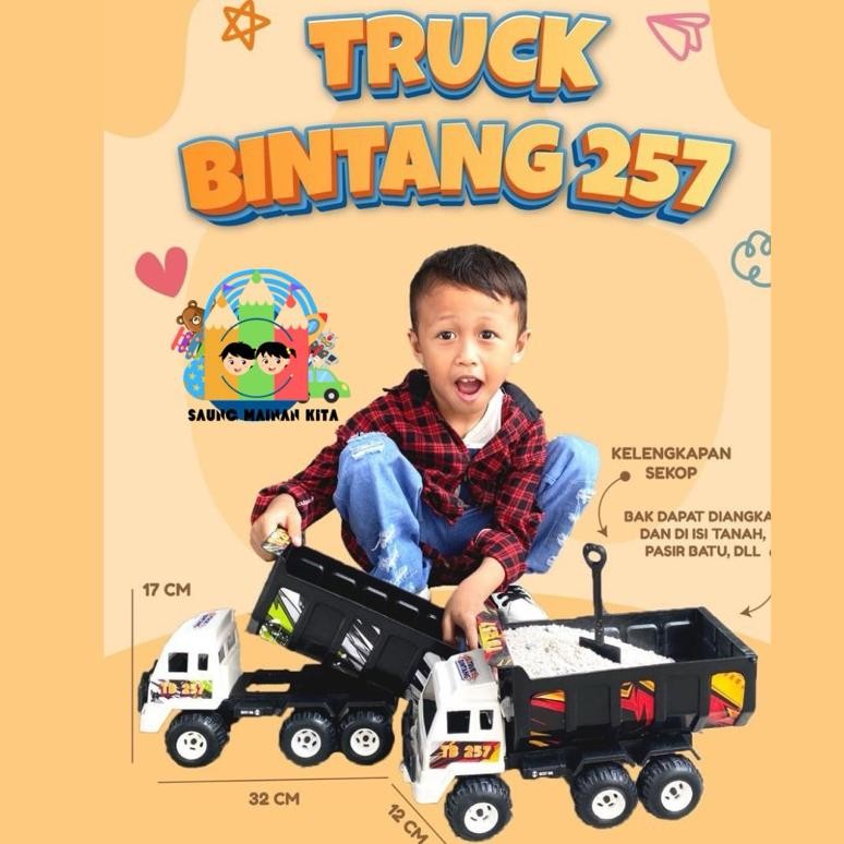 Fgk-45 Truk Bintang Dump Truk Pasir Anak Termurah Bagus Free Sekop Mini