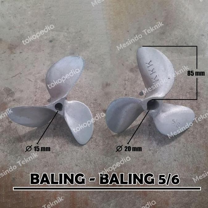 Propeller Baling-Baling Kapal 3 Daun Alum