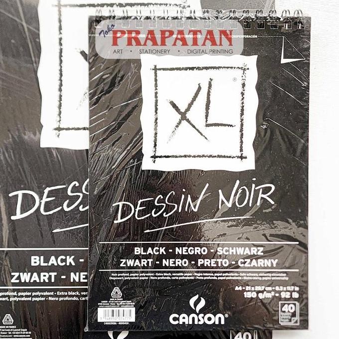 

Sale Canson Xl Dessin Noir A4 Extra Black / Black Drawing Pad