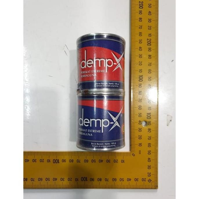 Produk Baru Lem Epoxy Demp-X 0.2kg (2 Komponen) - Dempul Lem Besi Kuat Tahan Panas