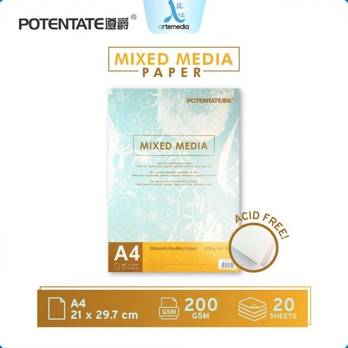 

Sale Potentate Mixed Media Paper Pad Kertas Gambar Sketsa