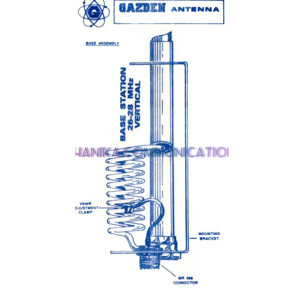 TERBARU - Gazden Antenna CB 11 Meter Band Baru Antena Radio Komunikasi