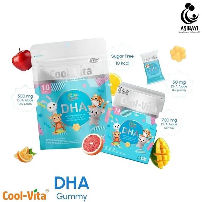 

Cool-Vita DHA Gummy Permen Lunak Jeli Rasa Buah CoolVita