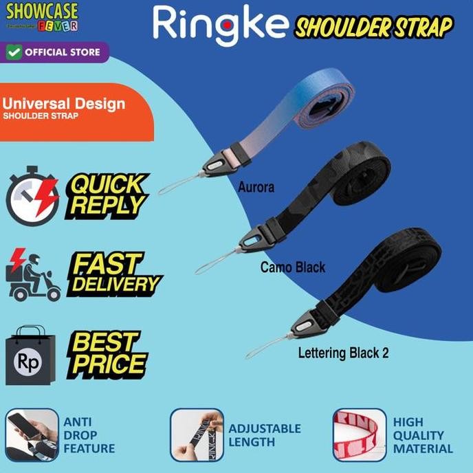 

Ringke Shoulder Strap Tali Lanyard Gadget Camera Hand Phone Nylon