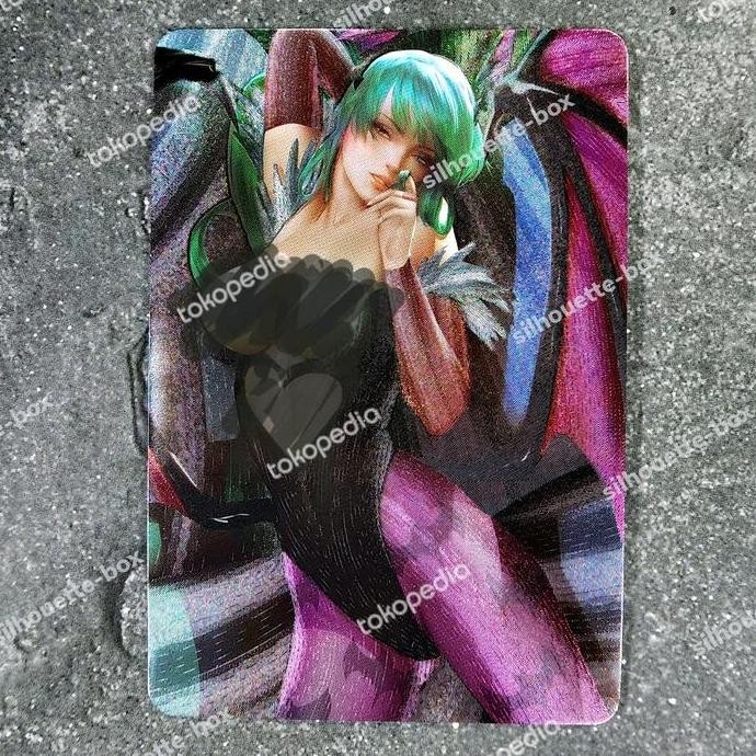 ZD Darkstalkers Morrigan Aensland Metallic Hairline Texture Card