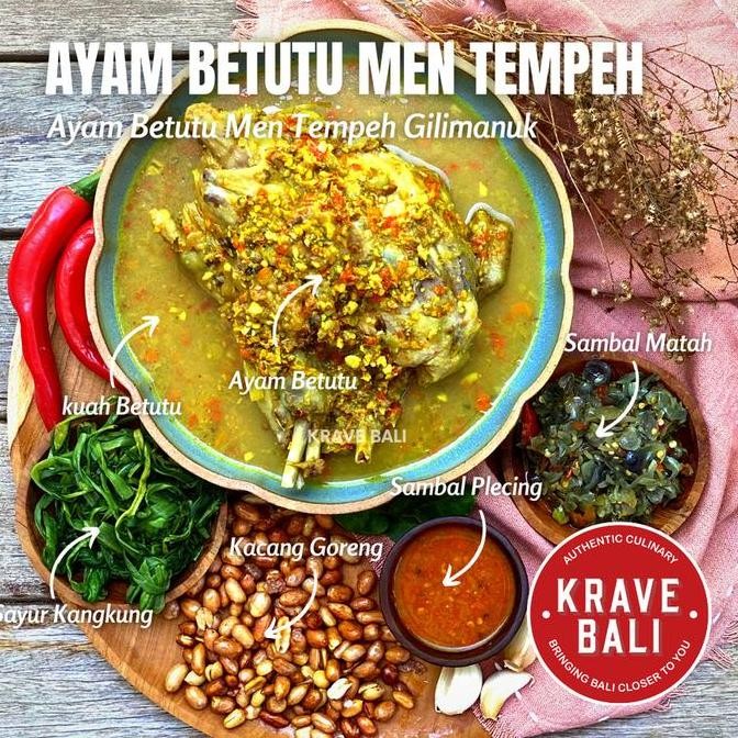 

Terlaris | Terbaru | Best Seller | Termurah Krave Bali Ayam Betutu Men Tempeh Gilimanuk 1300 Gram 1 Ekor - Makanan Khas Bali Asli Original | High Quality | Berkualitas