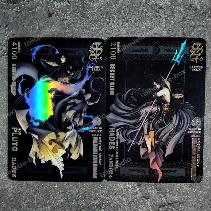 Saint Seiya Sacred Saga Hades Pandora + 12 Specters Hologram Card