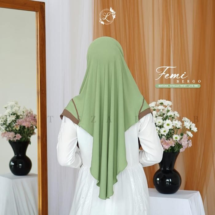 RHS Jilbab Hijab Kerudung Instan Latisza Femi Bergo Syari Zoya ZM Elzatta
