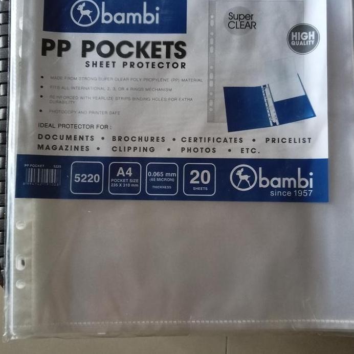 

New PP POCKET 5220 BAMBI A4