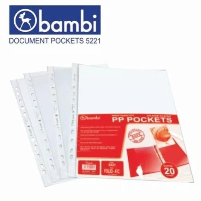 

New Bambi PP Pocket F4 5221 (1 SET)