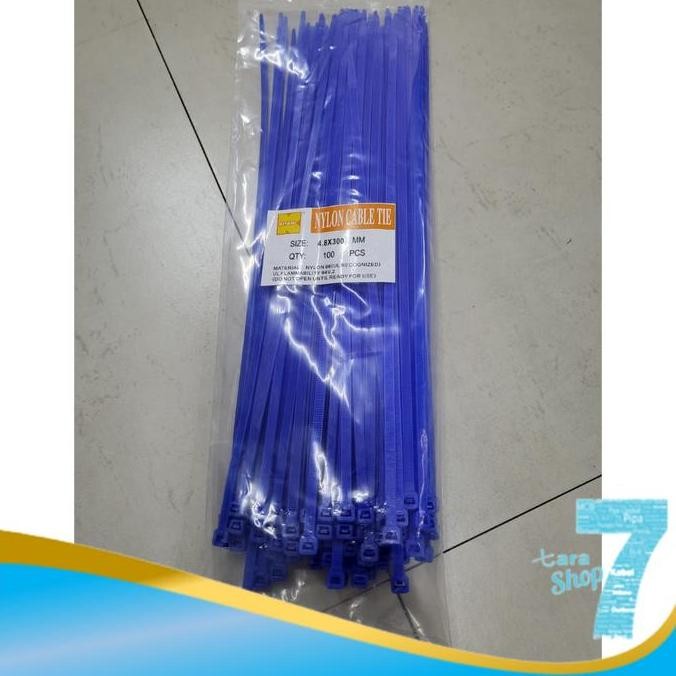 

New Kitani Kabel Ties 30cm x 4,8mm Biru