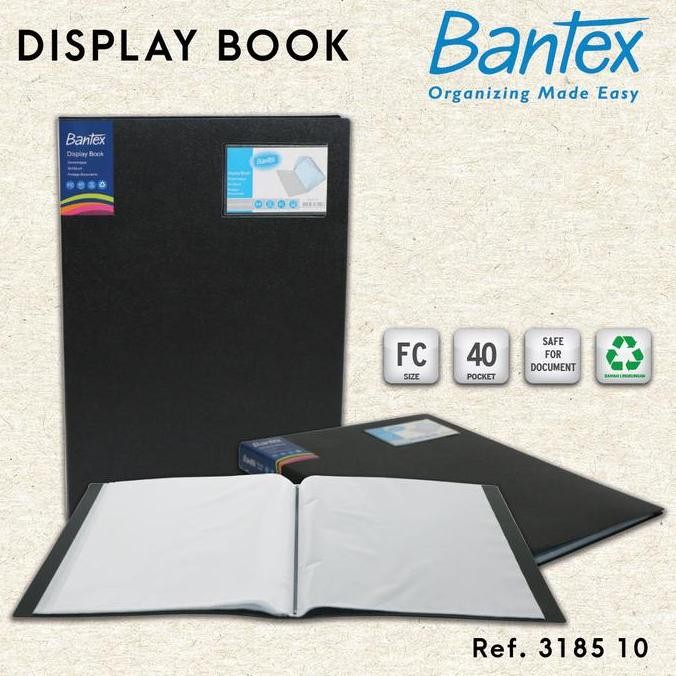 

New DISPLAY BOOK BANTEX PP DISPLAY BOOK FC 40 POCKETS 3185