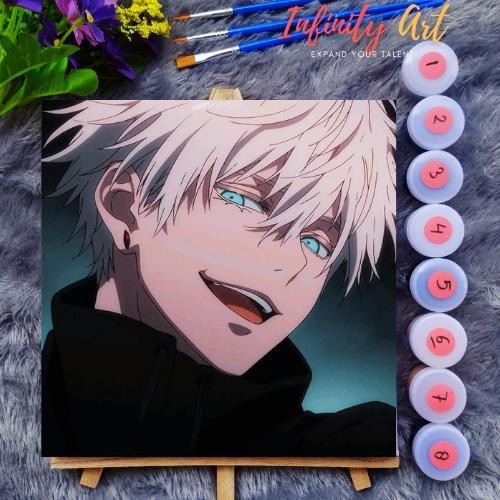 

Paint By Number [ Jujutsu Kaisen ] Gojou Satoru Paint By Number Anime 20X20 Cm Paint By Number Kit Diy Canvas Painting Kit Mewarnai Lukisan With Wooden Frame Numbers Kanvas Painting Kit With Frame Siap Lukis Oil Painting Paint By Number Customs Buku