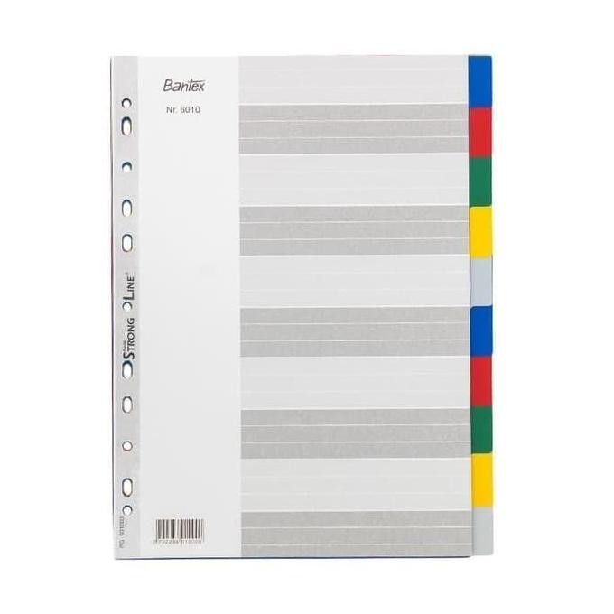 

New Divider Bantex / Pembatas Kertas Bantex Nr 6010 A4