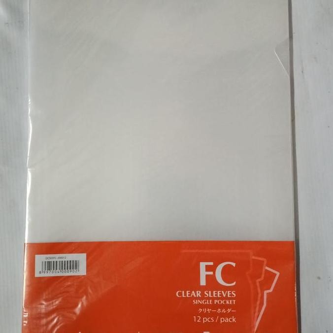 

New (12 PCS) MAP BENING | CLEAR SLEVES DAICHI | MAP L UKURAN A4 | F4