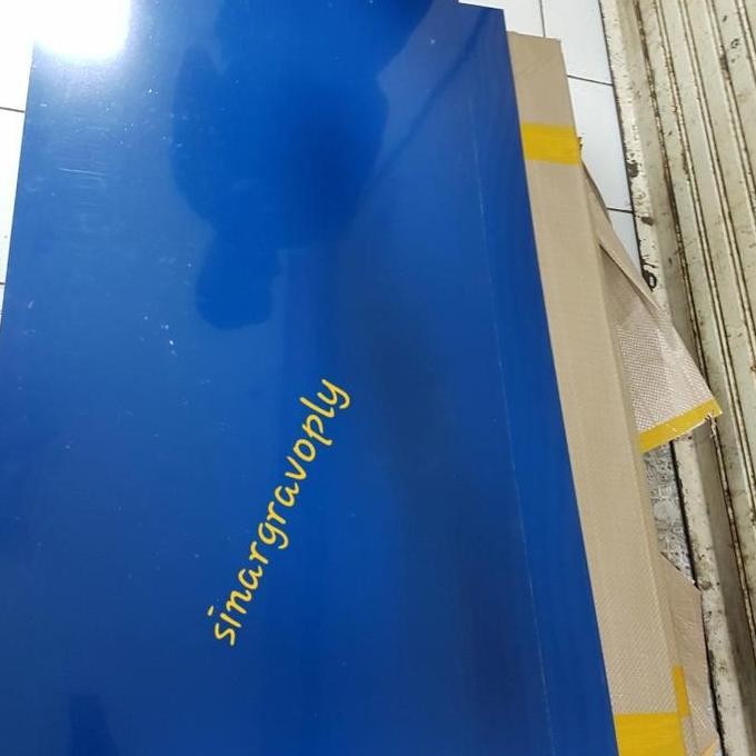 

New gravoply biru terang bahan gravir nametag dll 120x60cm tebal1.5ml